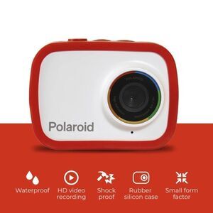Polaroid iD757 Red Go Cam 18-Megapixel Waterproof Action Digital Camera
